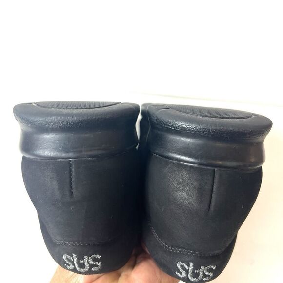 SAS Tripad Comfort Free Time Shoes Black Nubuck Lace Up Low Top Womens Sz 10.5 N - Picture 7 of 10